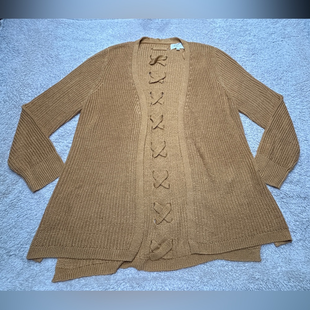 Cardigan with Lace-Up